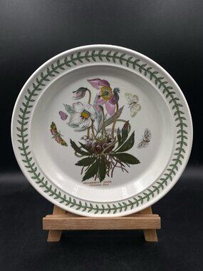 Portmeirion Botanic Garden 10.5” Dinner Plate Helleborus Niger Christmas Rose